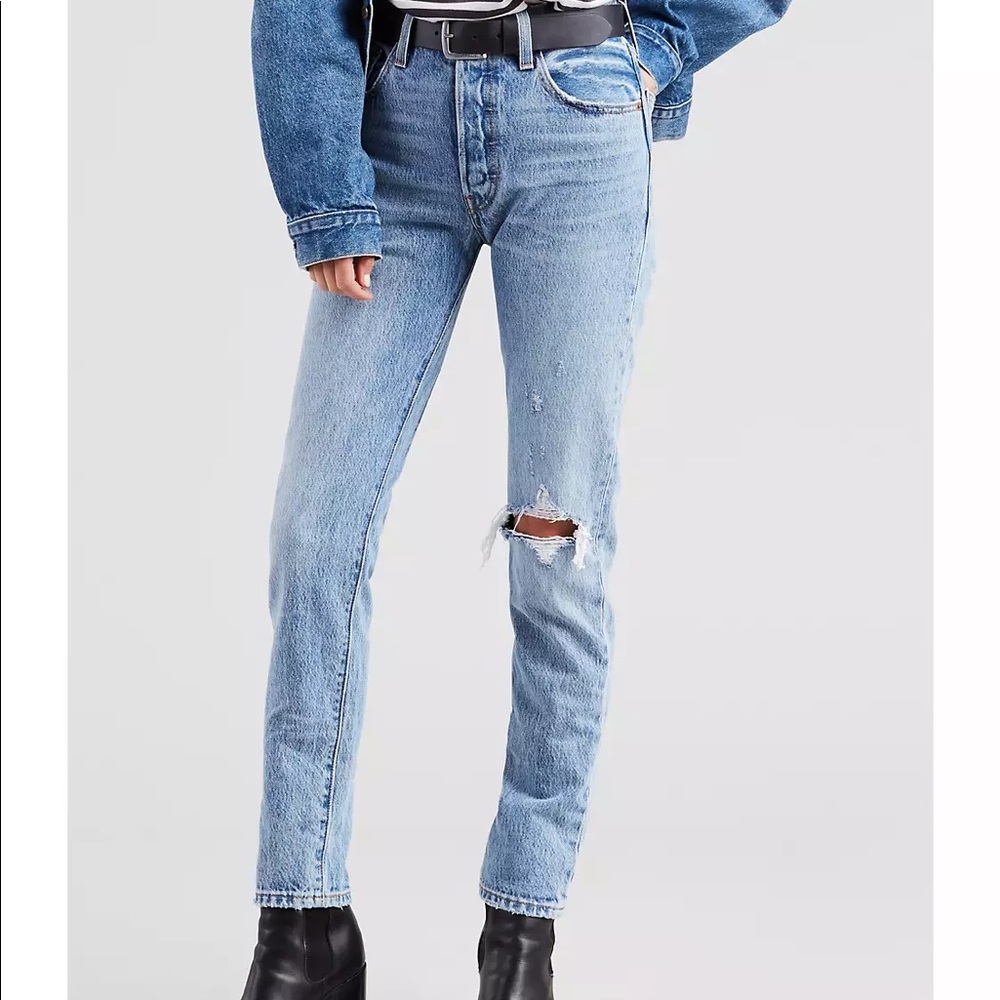 Levis 501 skinny jeans